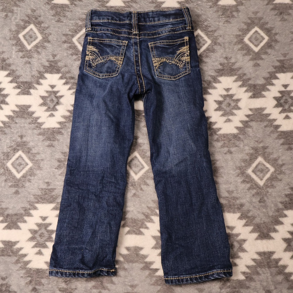 Wrangler 20X Boys Dark Wash Slim Fit Western Jeans 6 Slim 1042JWXMD